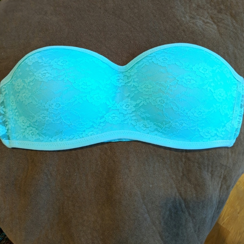 Turquoise lace bandeau